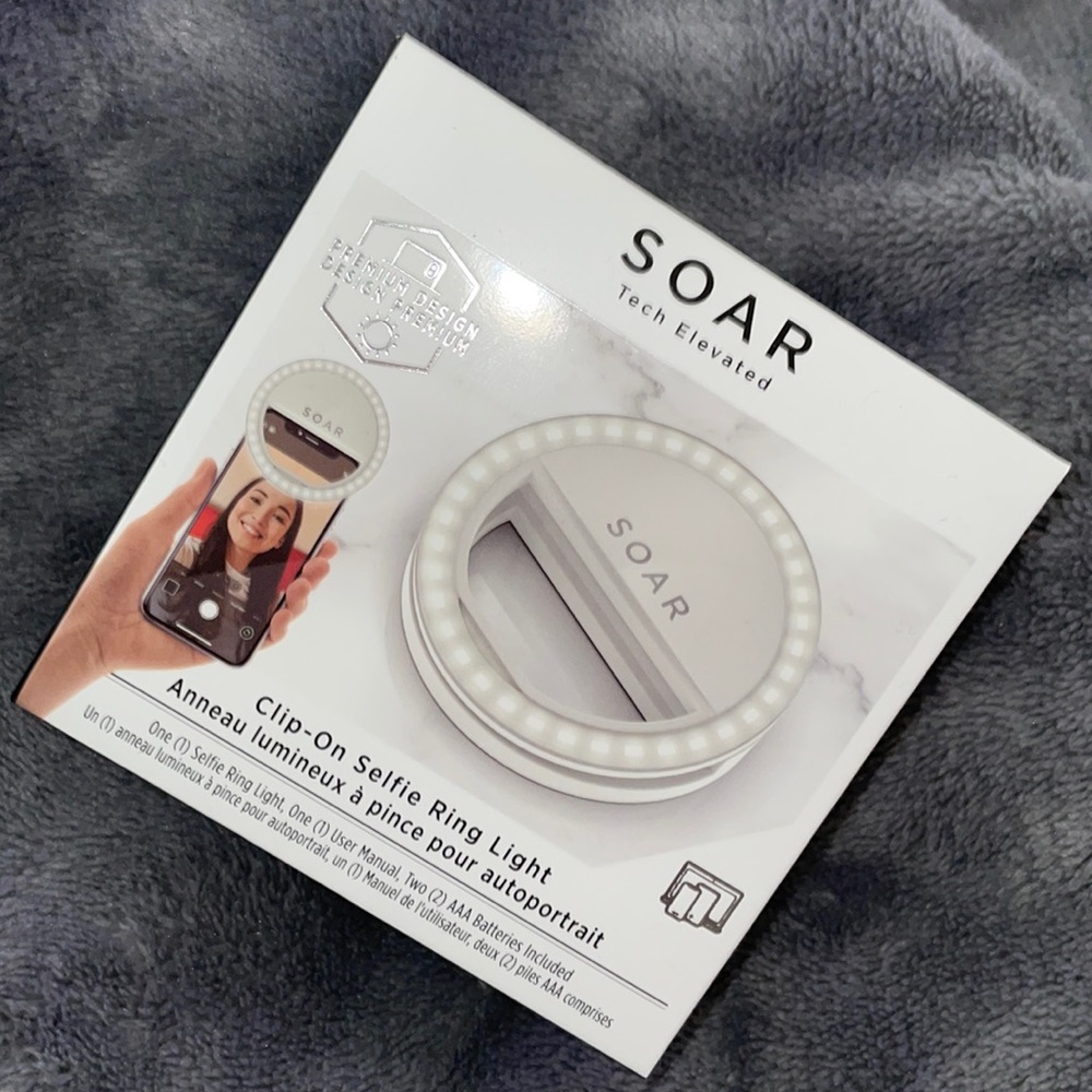 Soar LED Clip-On Selfie Ring Light